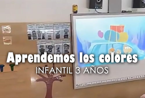 Aprendemos los colores con Sofía, nuestra auxiliar de conversación