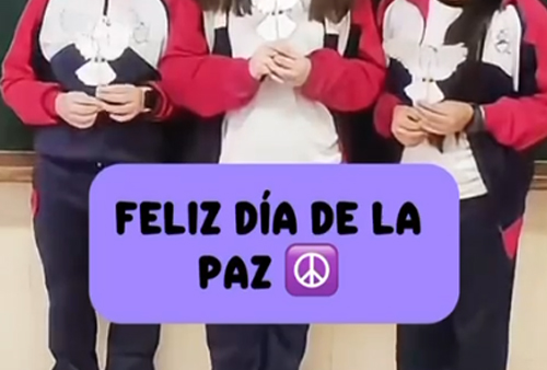 🕊️💙 Celebramos el Día Escolar de la Paz