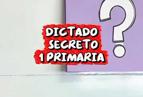 Un dictado convertido en misión especial en 1º de Primaria