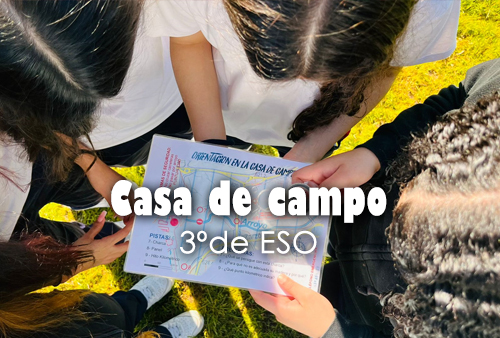 Orientación y supervivencia en la Casa de Campo con 3º de ESO